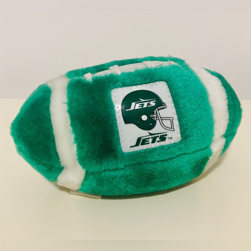 Vintage 1990s New York Jets Team NFL Sports Pillow 7” Football Plush Retro Plush